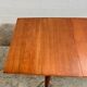 Table scandinave en teck avec rallonge