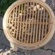 Paire de tabourets rotin vintage
