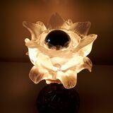 Bronze lampshade in the shape of a rose
