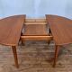 Vintage Round Table in Teak Diameter 110 with butterfly extension