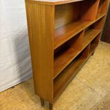 Mid Century Retro Teak Bookcase Circa 1960 Danish Design Scandinavian Influ