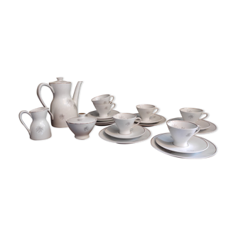 Ensemble de café en porcelaine Vintage Mitterteich Bavaria