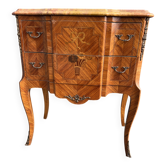 Commode marquetée de style transition lxv-lxvi