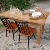 Oak farmhouse table