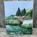Lake Como painting