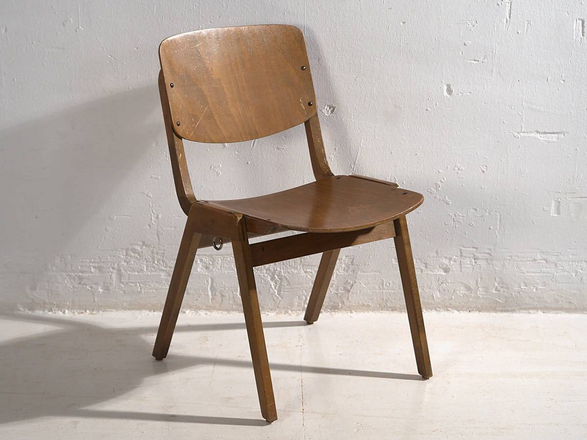 Chaises de salle à manger vintage Thonet (c.1950). Ensemble de 6 pièces