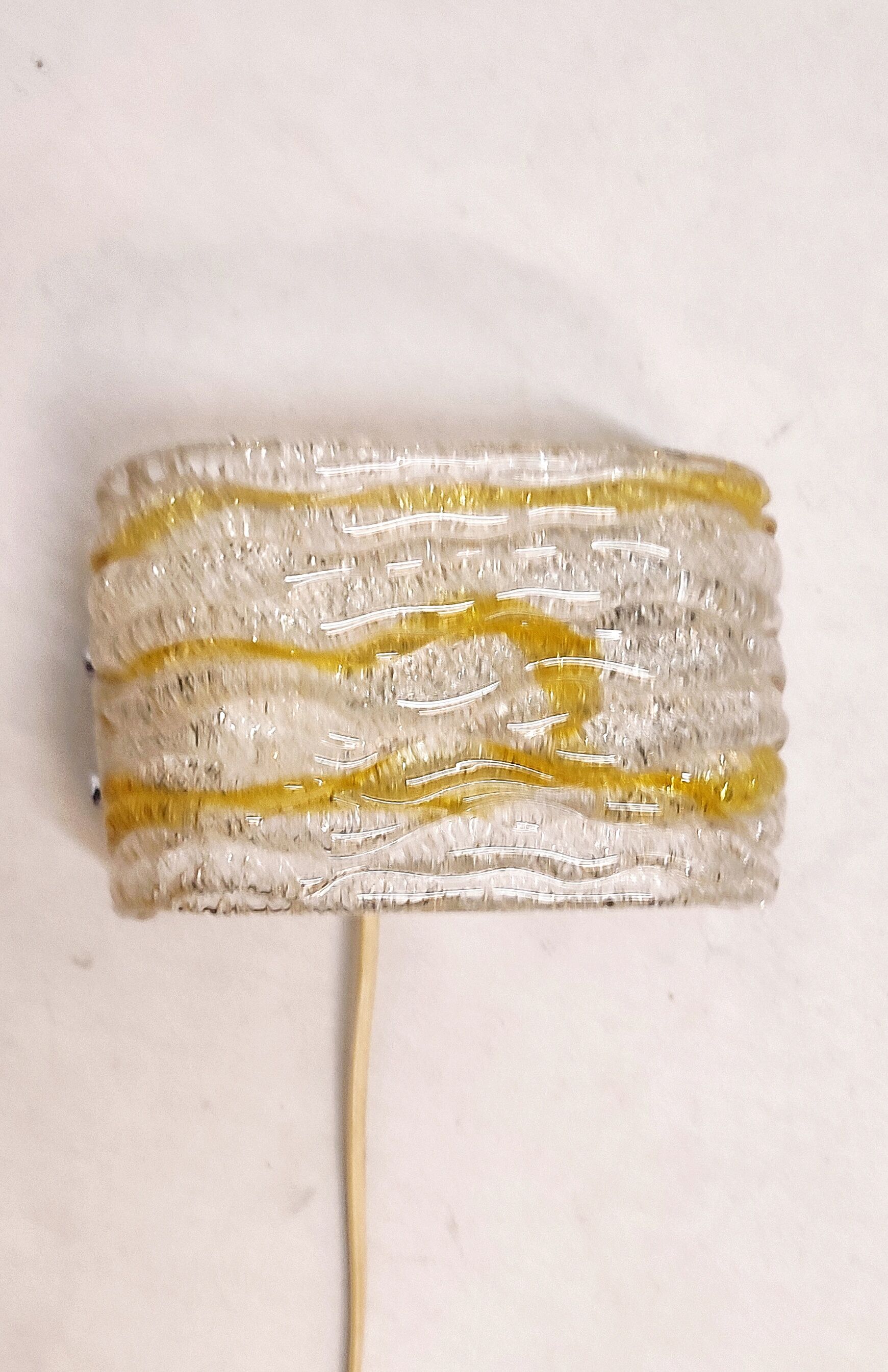 Murano glass wall lamp. Italy, 1960s.