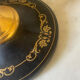 Black leather lamp Le Tanneur
