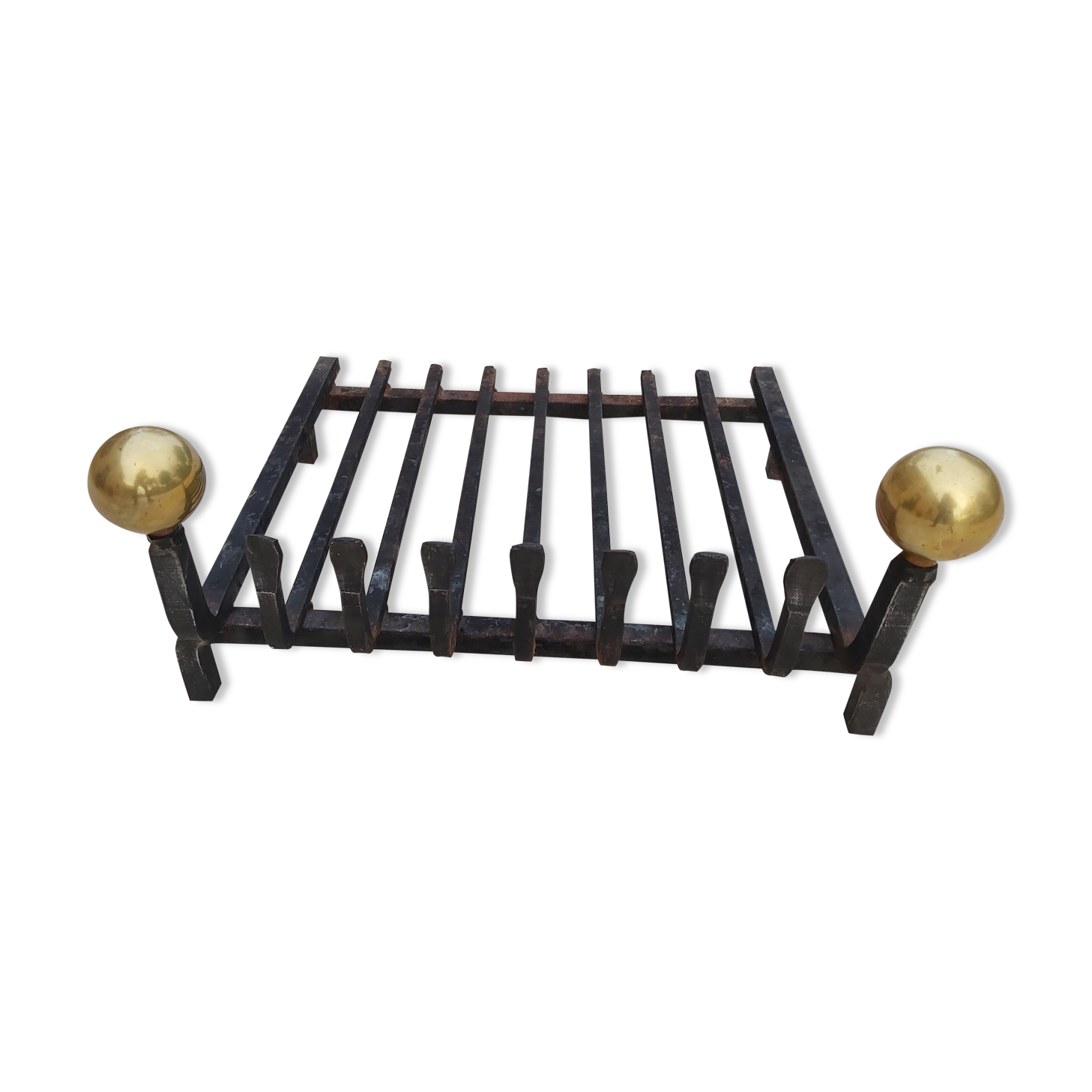 Cast iron log holder
