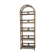 Vintage italian bamboo and rattan shelving unit
