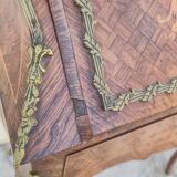 Louis XV style lady's desk in marquetry and bronze