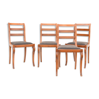 Suite of 4 English chairs