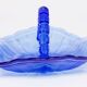 Vintage Blue Decorative Glass Bowl, Drost, Europe, 1960s
