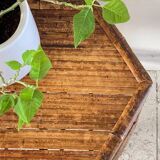 Table basse bambou vintage