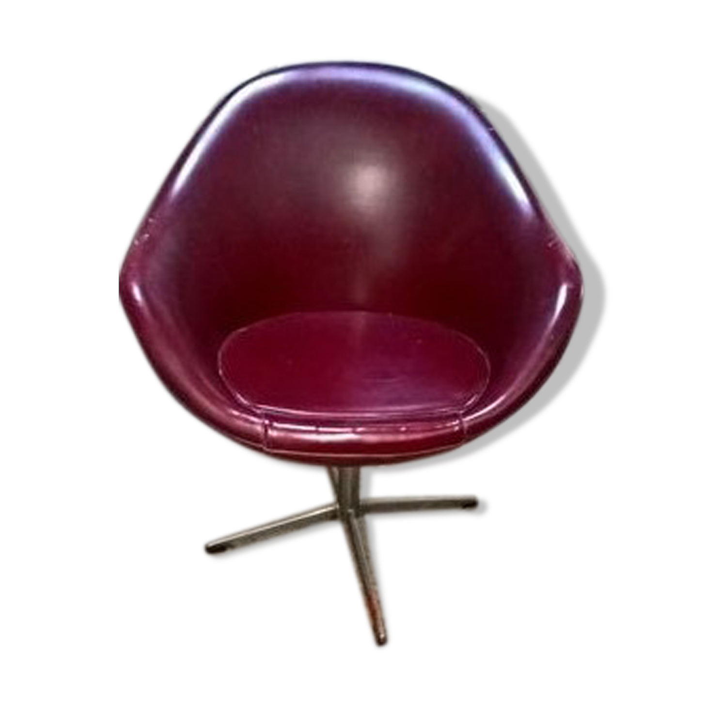 Swivel armchair stamped Henry Colomer