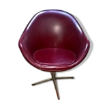 Fauteuil pivotant estampillé Henry Colomer