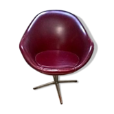 Fauteuil pivotant estampillé Henry Colomer