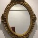 Baroque oval mirror 44 x 60cm