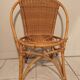 Louis Sognot vintage rattan desk and chair