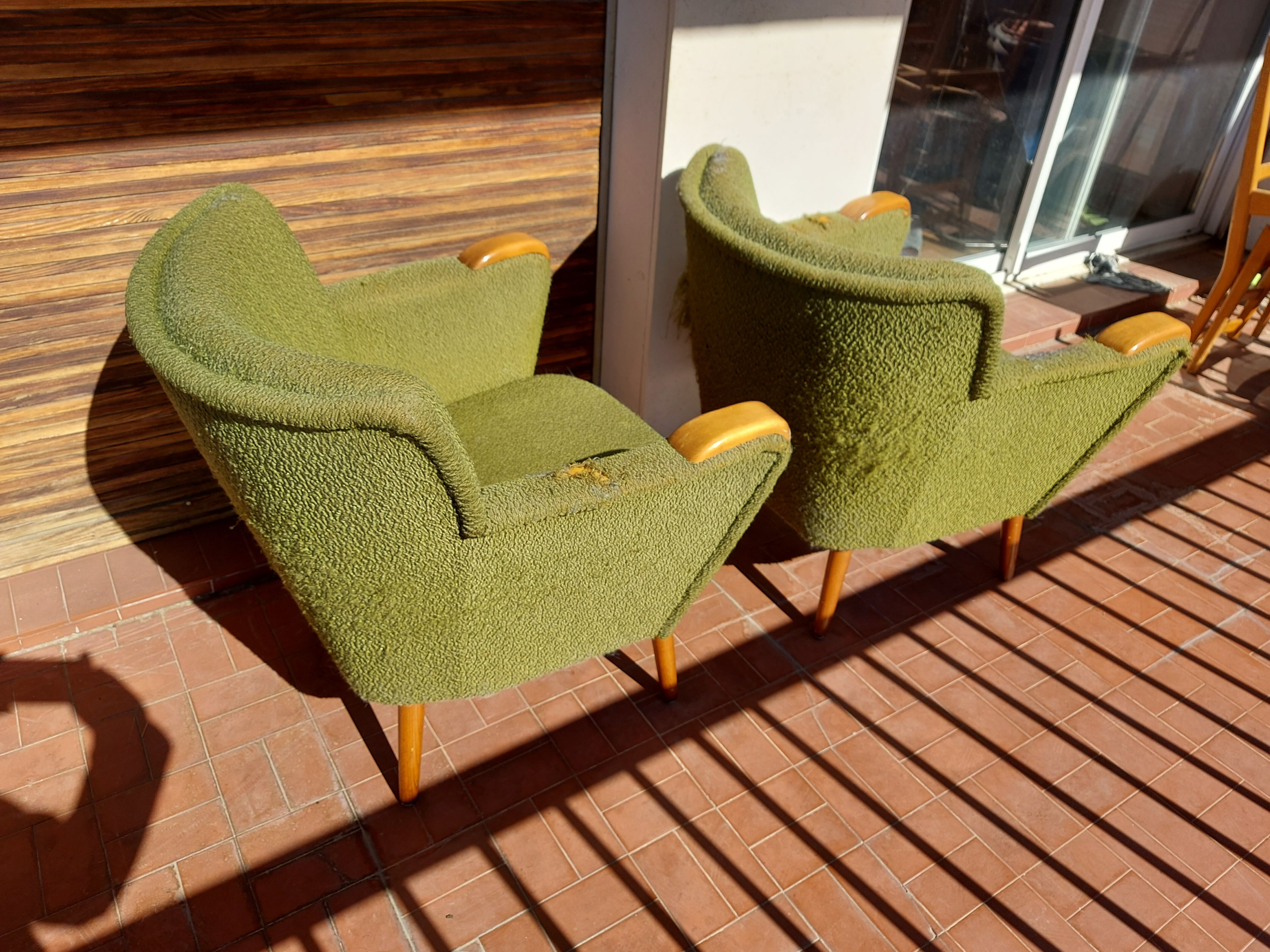 Two authentic vintage auteuils