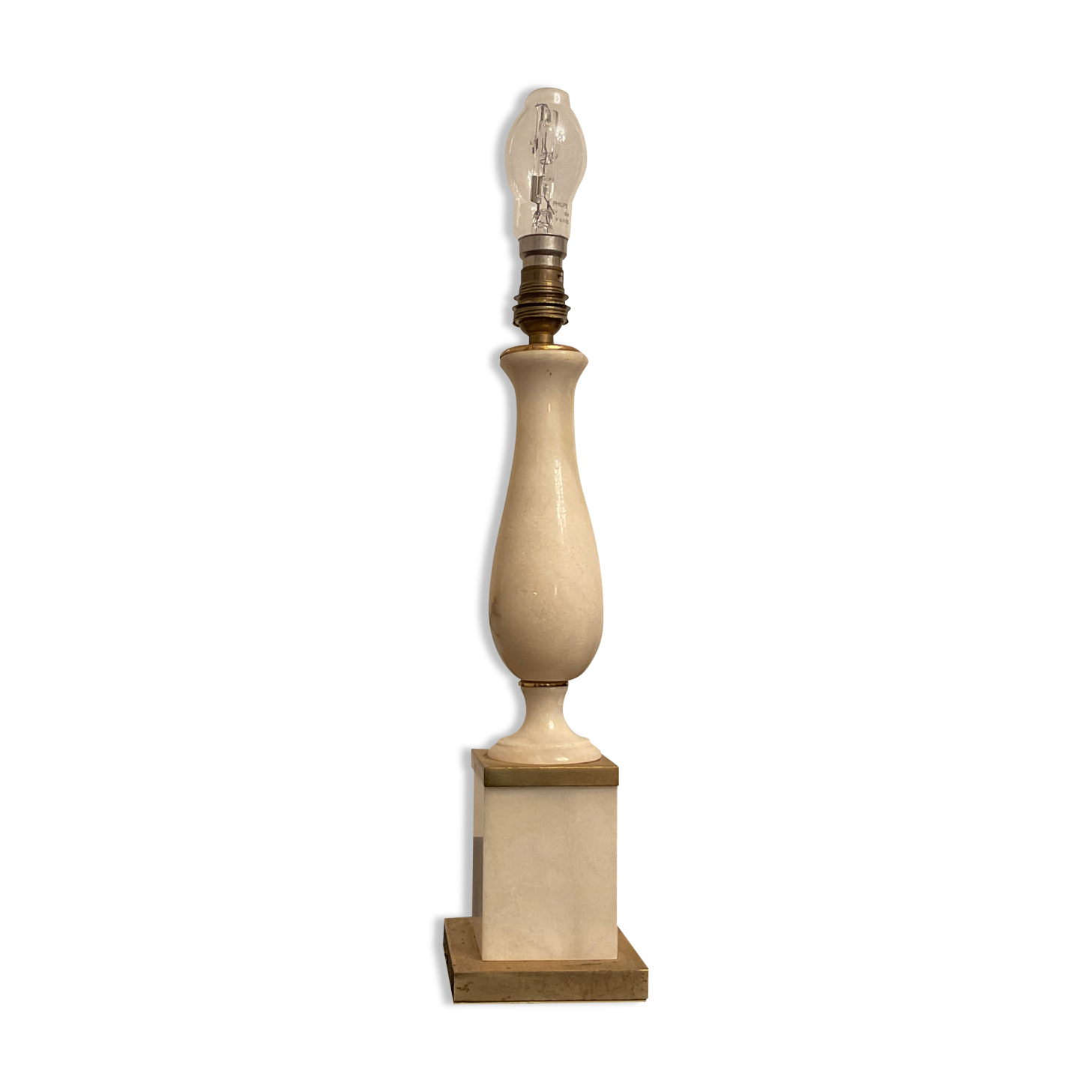 Lamp ambassador marble column space age 60-70