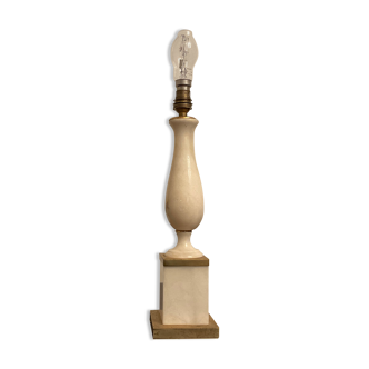Lampe ambassadeur colonne en marbre space age 60-70