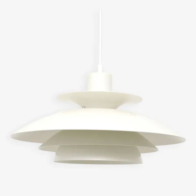 White Scandinavian lamp, 1970s