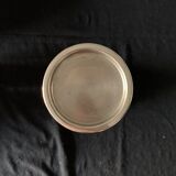 Candle holder in glass blow'mercurized