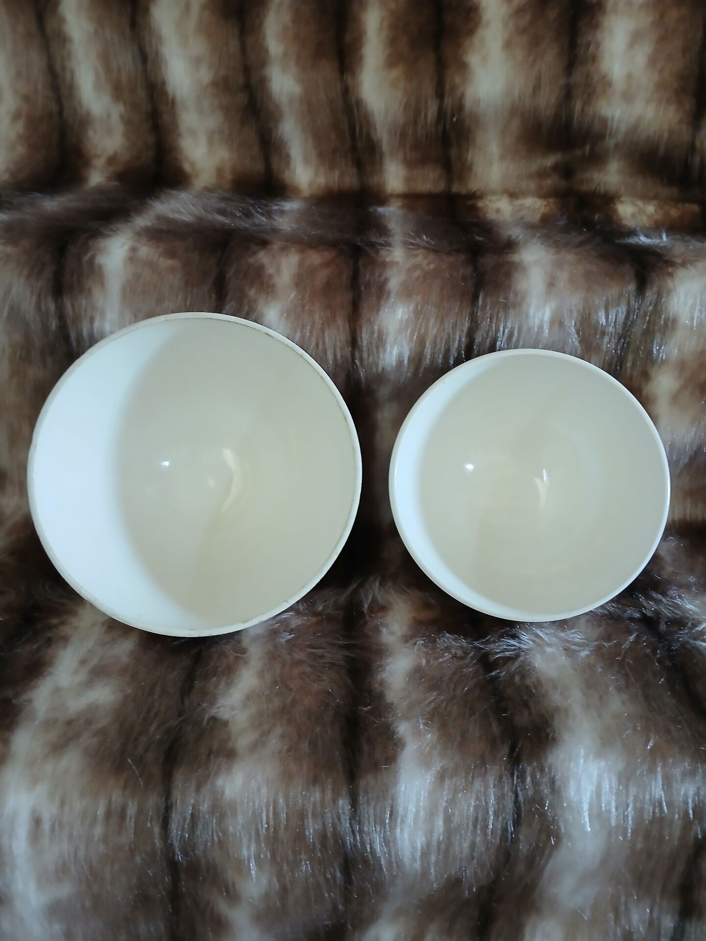 2 old canelé bowls