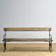 Banc de jardin des années 40