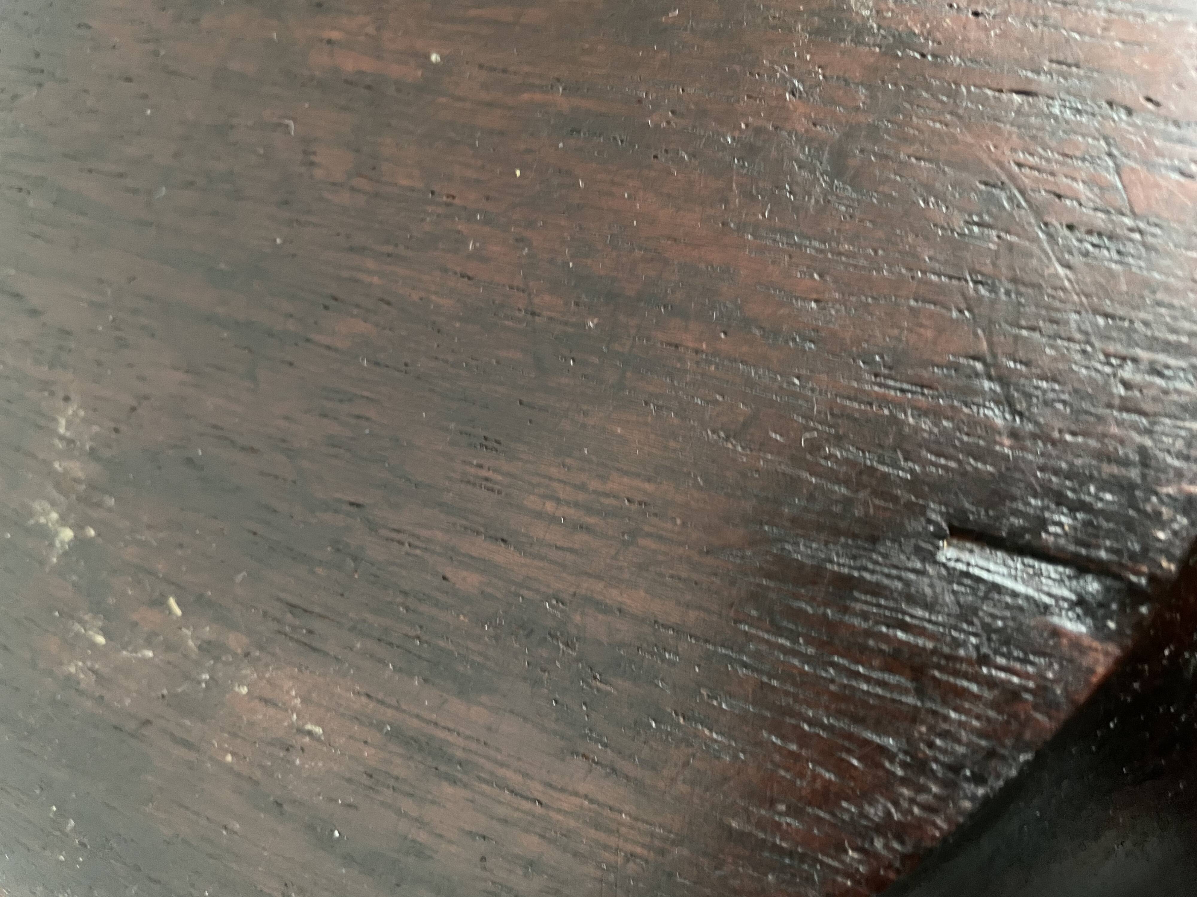 Hollow carved wooden dish