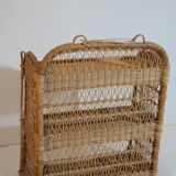 Rattan shelf