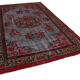Handmade anatolian 1980s 196 cm x 302 cm red rug