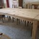 Renovated rectangular dining table