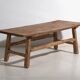 Table basse ancienne en bois de pin – Chine, circa 1930