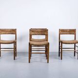 4 Dordogne chairs from the 60s, Robert Sentou