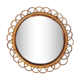 Rattan sun mirror