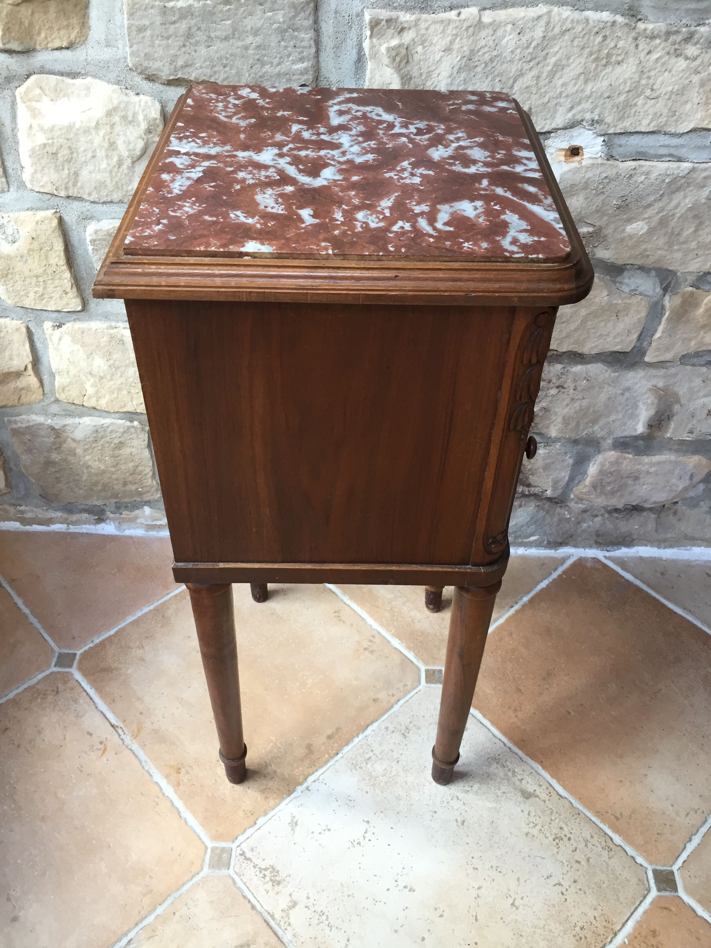 Old bedside table