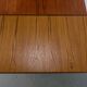 Danish teak meal table 60's with extension cords