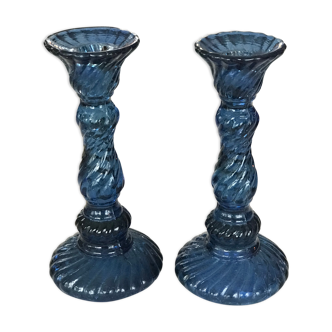 Pair of candle holders