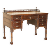 Chinese Chippendale bureau restored by Edward & Roberts