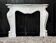 Louis XV style fireplace in Carrara marble, circa 1980