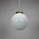 Mid-Century Globe Pendant by Kamenický Šenov, 1970s, Czechoslovakia