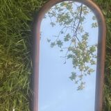 Old molded wooden mirror