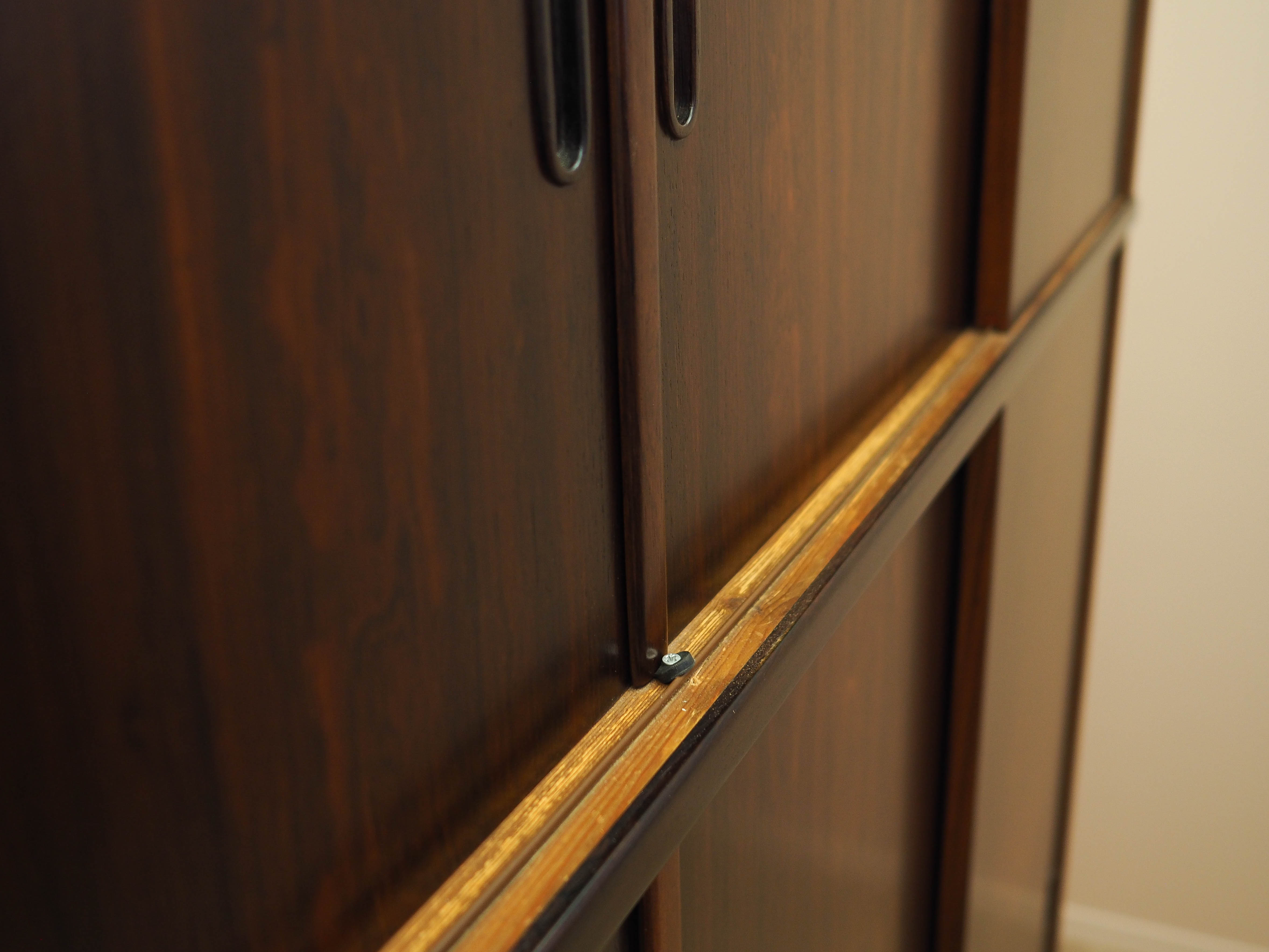 Rosewood wardrobe, Danish design, 1970s, made in Denmark