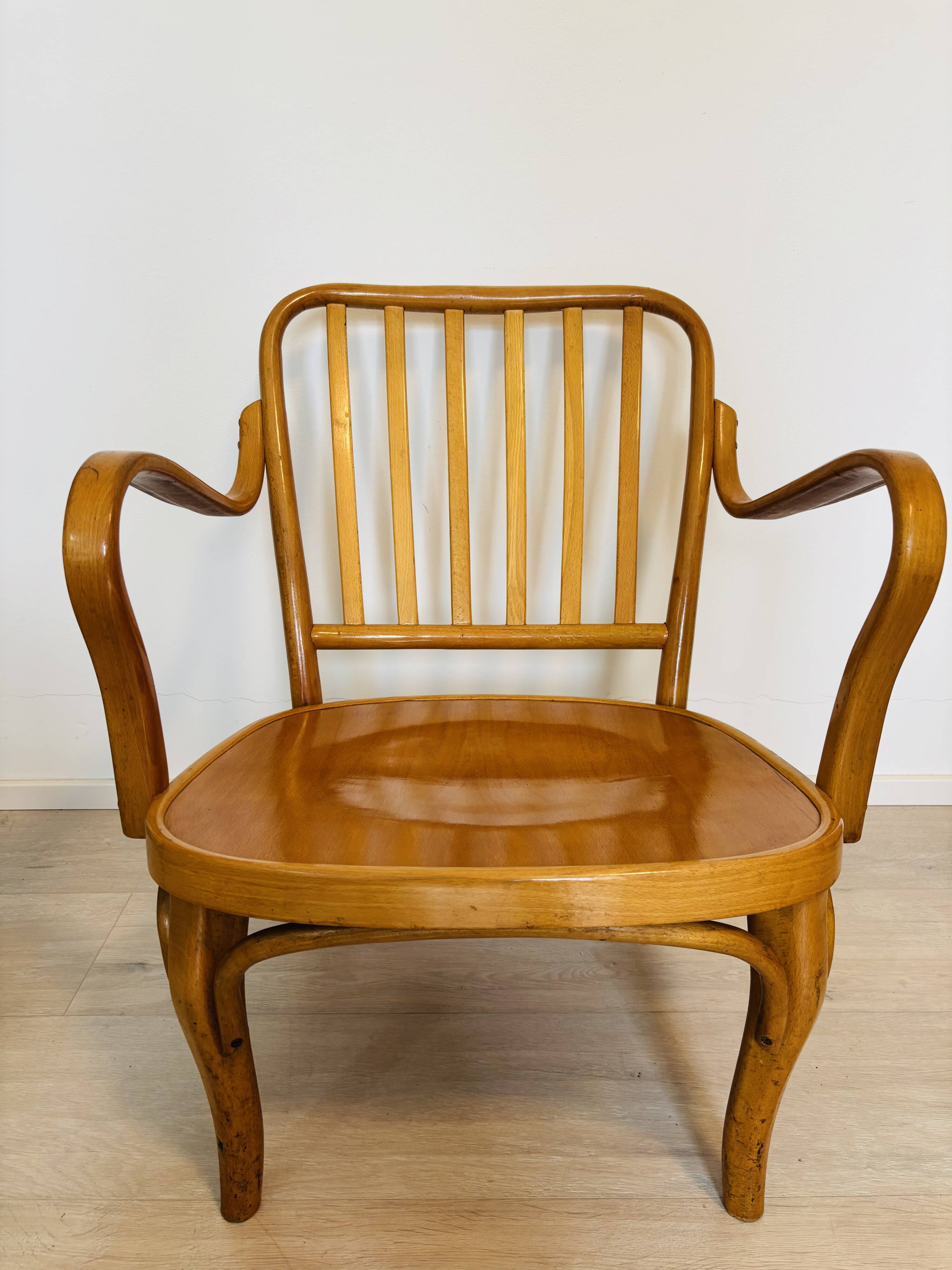 Josef Frank Art Nouveau Chair for Ton, 1940’s