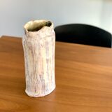 Brutalist vase signed 90