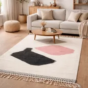 Berber rug in fine wool – Abstract shapes