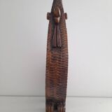 Large ceramic rooster sculpture 1970s