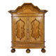 18th-century baroque wardrobe in ash - Elbląg